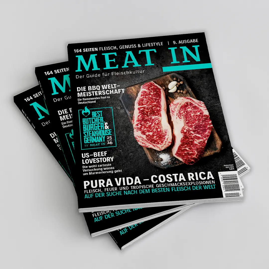 Titelbild von Zeitungen „Meat In“